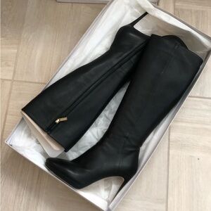 Jimmy Choo Black Heeled Boots Size 39 1/2